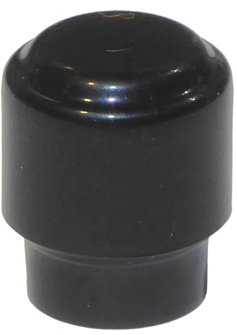 Black Guitar Pickup Toggle Switch Selector Tip – 4.9mm Slot, Fits Fender Telecaster-Type Switch