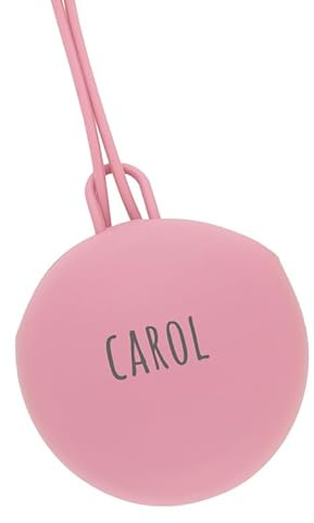Mi Pipo - Portachupete Bebe Personalizado Gummy | Caja Chupetes bebes Silicona de Grado Alimentario, Libre de BPA, Seguro | Personalizado con Nombre, Para 2 Chupetes, Fácil de Limpiar | Rosa Blush