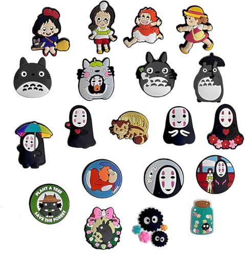 Yotlein 20 DéCorations De Chaussures, DéCorations De Chaussures De Dessin Animé, DéCorations De Chaussures D'Anime, Parfaites Pour Les DéCorations De Chaussures Ou Les Cadeaux De FêTe D'Anniversaire