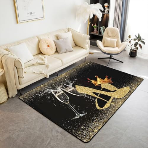 3D Tacco Alto Stampa Tappeto Salotto Grande Pelo Corto Moderno, Moquette Antiscivolo, Grandi Soggiorno Bambini Camera Da Letto Decorazio 80 X 160 Cm - Pulizia Facile /5083876537678