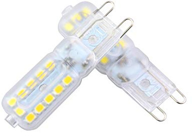 ZDVHOMCB Indoor Lighting, Pack of 5, G9 LED Chandelier Lamp AC110V G9 3W/5W SMD2835 Chip LED Bulb Spotlight Lamp No (White,5W 110V)