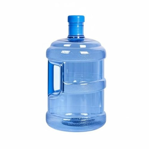 KiBcsLic Garrafa de Agua Portátil Estándar Alimenticio Recipiente de Agua para Dispensador para Camping, 5L, Material PET Engrosado
