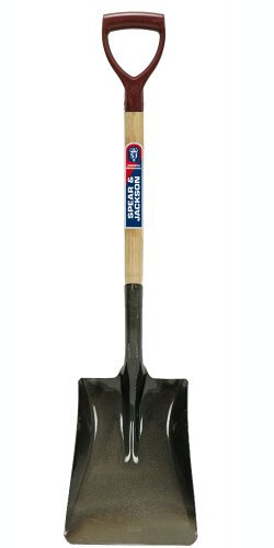 Spear & Jackson 2521UA Randschaufel mit quadratischem Blatt Nr. 2 und offener Dülle