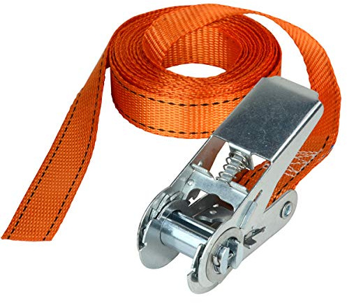 Master Lock - FastLink, Sangle à cliquet 3209EURDAT, Orange, 5m x 25 mm