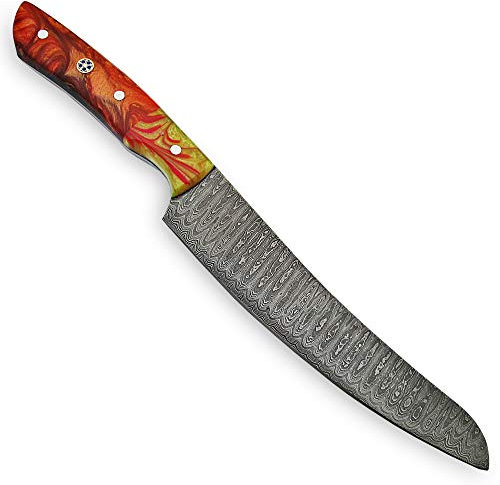 Handgjord damaskus kniv – kockkniv – kökskniv – universalkniv – 9841