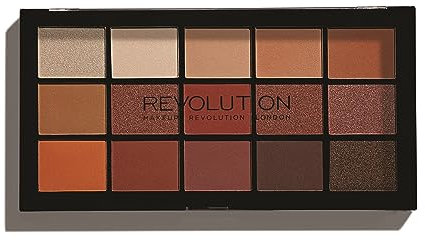 Makeup Revolution, Palette d'ombres à paupières Reloaded, Iconic Fever, 15 nuances, 16,5 g