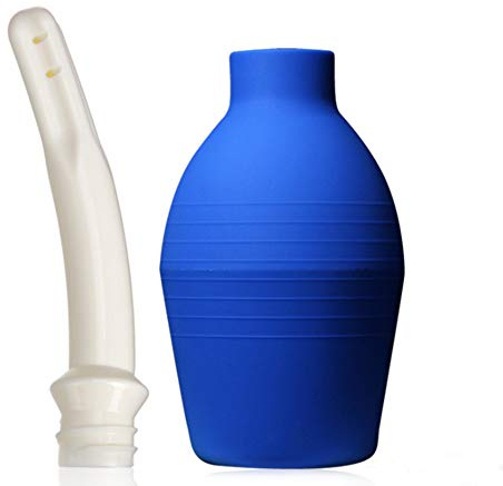 Topsaire Lavement Anal silicone Medical Douche anales Vaginale hygiène Poire de Lavement anus pour Nettoyage privé Irrigateur Vaginal，310 ml Grande capacité Balle Flusher pour Femme et Homme