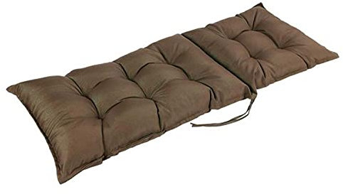 Yuing Hochlehner Gartenstuhlauflagen Schaukelstuhlauflagen Witterungsbeständig Dick Abnehmbare Schaukelstuhl Sofakissen für Terrasse Outdoor Indoor 120x50x8cm Braun