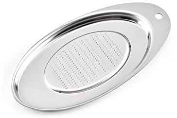 Molinillo de jengibre Molinillo de ajo ovalado Rallador de acero inoxidable Trituradora de ajo para uso de cocina y restaurante