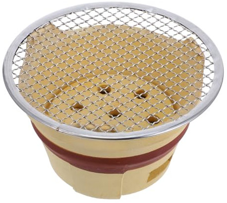 YARNOW 1set Stufa Barbecue Argilla Per Esterni Compatto Per Grigliate Carbonella Stufa Tradizionale Da Tavolo Per Cucina All Aperto Per Pesce e Verdure