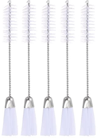 sourcing map 5pcs Sewing Machine Cleaning Brush Nylon Cleaning Brush with Double Ended Dust Removal Cleaning Tool for Home Computer Multi Function