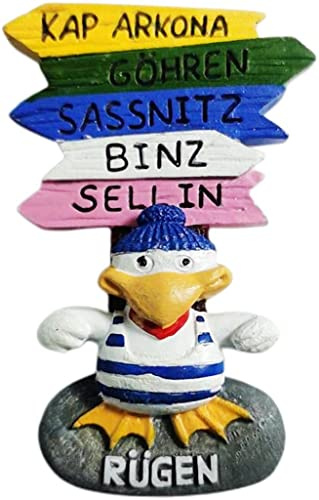 Rügen Deutschland Rugen Magnet Kühlschrank Kühlschrank Magnet Deko Aufkleber Souvenir Harz Basteln Küche Whiteboard