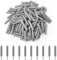 PNOOFR 100 Pezzi Cappucci Cestello Lavastoviglie,Punte di Protezione per Lavastoviglie en PVC,Cappucci per Cestello Posate Lavastoviglie Proteggere Dalla Ruggine Accessori Lavastoviglie Grigio