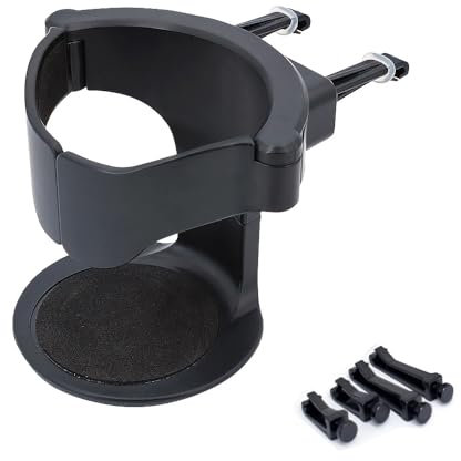 Porte Gobelet Voiture,Porte-gobelet de Voiture à Clipser Boîte de Rangement Multifonctionnelle Réglable Support Gobelet Voiture évent Organisateur de Boisson pour Thermos Insert de Bouteille de Café