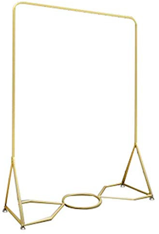BGFYUSF Kleiderständer, Standgarderobe aus Metall, einfache Garderobe, Kleiderständer/golden / 150 x 140 cm (golden 120 x 140 cm)