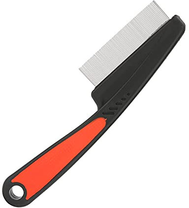 Pettine Antipidocchi Professionale a Denti Fini in Acciaio Inossidabile per la Rimozione di Pidocchi e Lendini, Ideale per il Trattamento dei Pidocchi