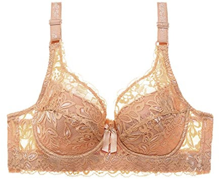 Hatme Haltungskorrektur BH - Full Coverage überkreuzter Rücken Sport-BH Ohne Bügel Sexy V-Ausschnitt BH Damen Unterwäsche Super Push Up BH Damen Nahtloser BH mit zusätzlicher BH-Verlängerung