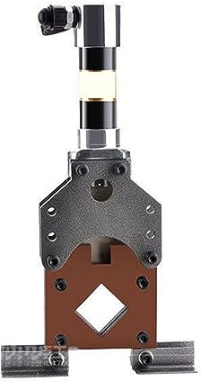 JOXLOVER Hydraulische Vierkantrohr-Winkeleisen-Winkelstahl-Schneidemaschine, Stanzform 50, verzinktes Eisen-Vierkantrohr, elektrisches Stanzen Hydraulisches Werkzeug