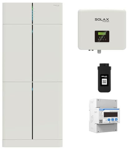 SolaX X1-Hybrid 0% MwSt §12 III UstG G4 3.7kW Hybrid Wechselrichter mit 6 kWh Solarspeicher-Set