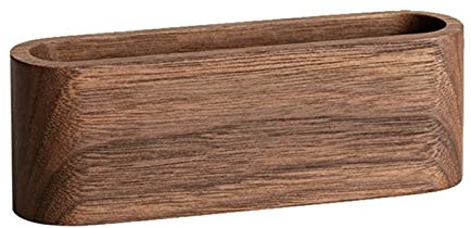 Visitenkartenhalter aus Holz, Präsentationsständer für den Schreibtisch, Kartenhalter für Damen und Herren, Tisch-Visitenkartenregal, Büro-Schreibtischzubehör, professioneller Visitenkartenhalter