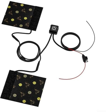 Hasaller Motorrad Elektrisch Heizgriff ATV Beheizte Griffe Beheizte Griffe Lenker Beheizte Griffpolster Roller Zubehör Griffe Thermoabdeckung Tragbares Tuch ATV Lenkerwärmer Kit