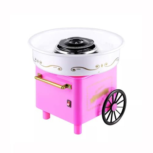 WANGHAI-666 Cotton Candy Makers DIY Electric Mini Sweet Automatic Cotton Candy Machine Household DIY 500W Cotton Candy Maker Sugar Floss Machine Candy Floss Maker