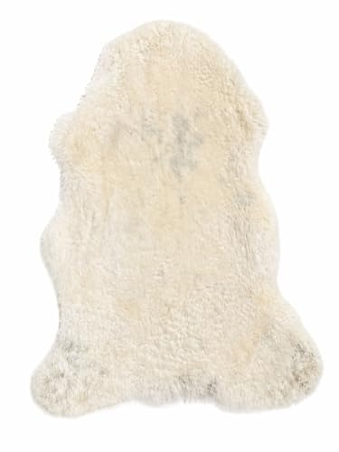 Provellus Real Lambskin Short Hair Doubleface White - Dense & Easy Care (40 cm)