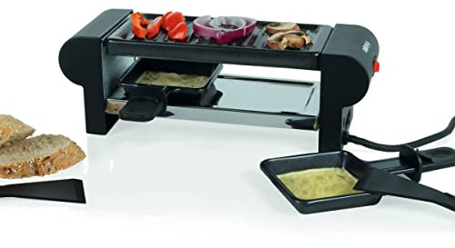 Boska Raclette Grilling Set - Partyclette Grilling to Go Set - Suitable for Cheese, Meat, Fish, and Vegetables - Portable Non-Stick - Dishwasher Safe Wedding Registry Items
