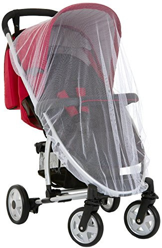 hauck Zanzariera Universale Protect Me - Zanzariera Universale per Passeggino, Carrozzina, Ovetto Gruppo 0/0+, Culla e Lettino da Viaggio - Tessuto Antistrappo - Bianco