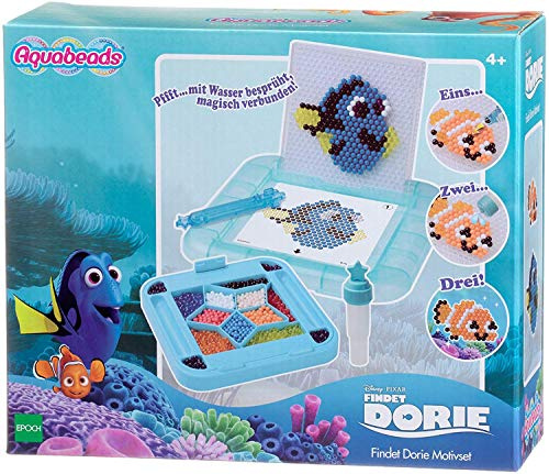 Aquabeads 30079 Findet Dorie Motiv Set Bastelset für Kinder