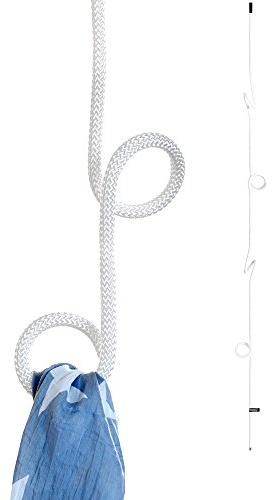 Loop Rope | Perchero colgante de cuerda ajustable en altura | Blanco | Peppermint Products