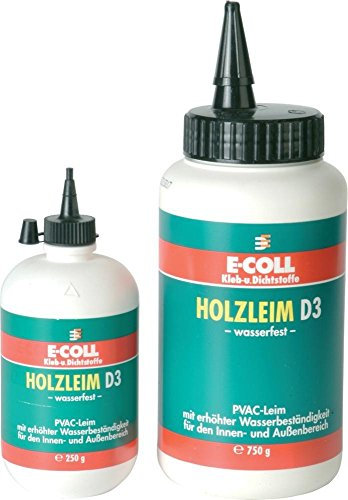 E-COLL Holzleim D3 750g Flasche wasserfest