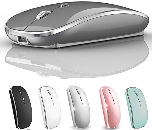 Ratón Bluetooth para iPad Pro, iPad Air, Mac, MacBook Pro, MacBook Air, MacBook, Laptop Chromebook Win8/10/11 HP Dell PC