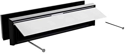 Stormguard White Internal & External Sleeved Letterbox Plate Cover Set UPVC or Wooden Doors