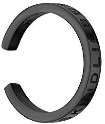 Liebeskind Berlin Ear Cuff aus Edelstahl, schwarz