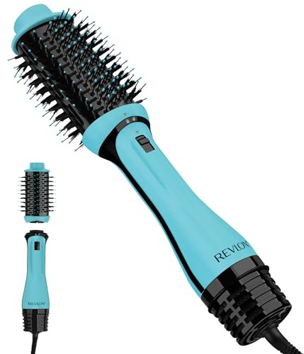 REVLON One Step Volumizer Plus Hair Dryer and Styler | More Volume, Less Damage, and More Styling Control for Easy and Fast Salon-Style Blowouts, Plus Travel Friendly (Mint)