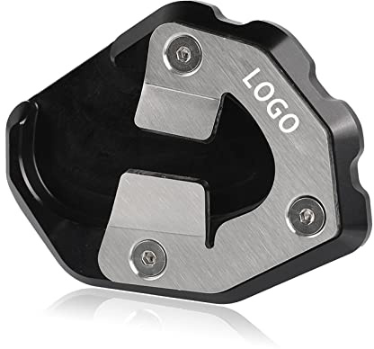 1290 Super Duke R 2019-2024 Motorrad Seitenständer Vergrößern CNC Kickstand Für 1290 SuperDuke R EVO 2020 2021 2022 2023 2024（Schwarz）