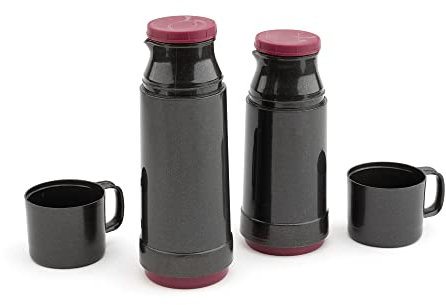 Jata Hogar HTER2175 - Termo para Líquidos Fríos y Calientes. Doble pared. Gran aislamiento. Libre de BPA. Ligero. Cierre hermético. Sin olores ni sabores. Tapa para usar como vaso. 750 ml