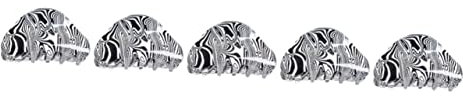 FRCOLOR 5pièces Pince à Cheveux Vintage Acétate Pour Queue De Cheval Accessoire Élégant Non Glissant Pour Filles Et Femmes Pour Célébrations Et Tenues Quotidiennes