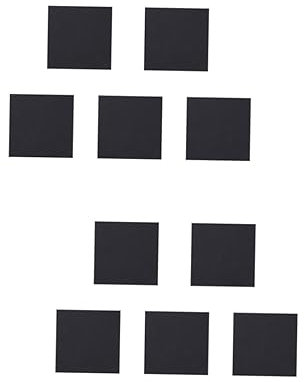 Mobestech 2 Sätze Umwelt - Pads 150x150x5mm Dämpfungsmatten Schalldämmung Wärmedämmung Stark Klebende Rückseite 5 Stück * 2