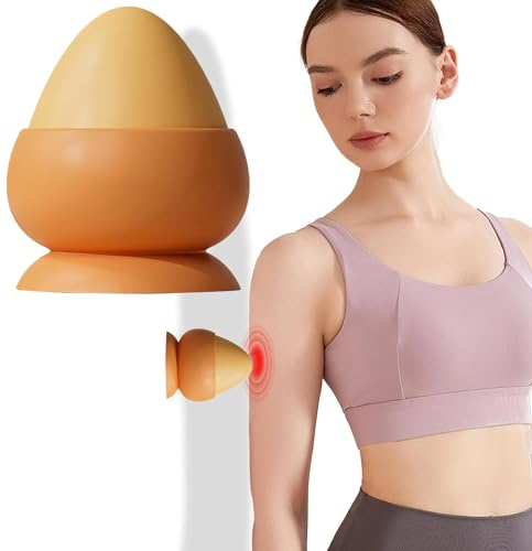Bola de masaje montable con ventosa, herramienta de terapia de masaje de punto de gatillo, masajeador de presión manual para aliviar el estrés, nudo muscular, liberación miofascial, masaje de tejido