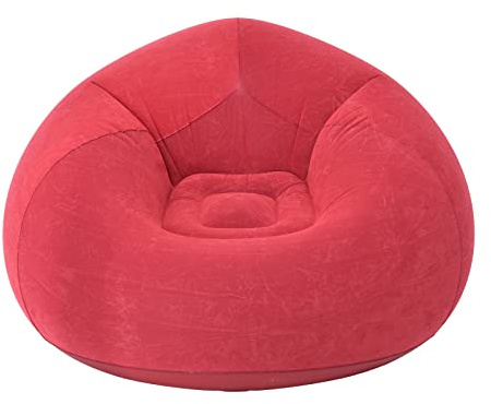 Aufblasbares Sofa für Jugendliche, Sitzsack, aufblasbar, Campingstuhl, auslaufsicher, Sofa-Sitzsack aus beflocktem Stoff, geeignet für Ihren Körper, aufblasbarer Sessel für Wohnzimmer und Garten