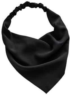 Sommerschal Sommer Frauen Feste Farbe Kopf Schalle Riangle Bandanas Chiffon Elastic Hairbänder Kinder Mädchen Stirnbänder Haarzubehör-16