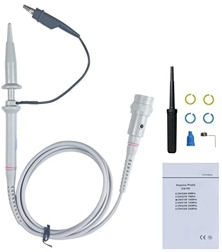 OWON Lab Oscilloscope High Voltage Probe Kit, 200MHz Oscilloscope Clip Probe Work with Digital Oscilloscope and Analog Oscilloscope