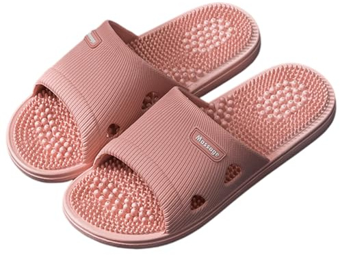 Acupressure Massagetofflor, duschtofflor, fotmassagestandaler, akupointstimuleringstofflor skor, smärtlindrande halkfria tofflor för kvinnor och män/40-41