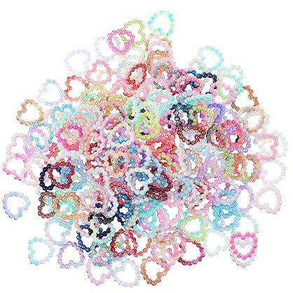 HAWILLOSCH 200piezas Cuentas Espaciadoras De Perlas Imitación Unidades Para Manualidades y Joyería Adornos Para Carcasas y Decoración De Móviles