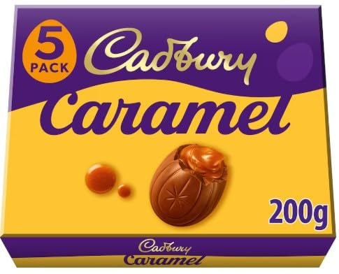 Paquete de 5 huevos de caramelo de 195 g Serving up some sweet happiness especial para Pascua, Navidad, cumpleaños