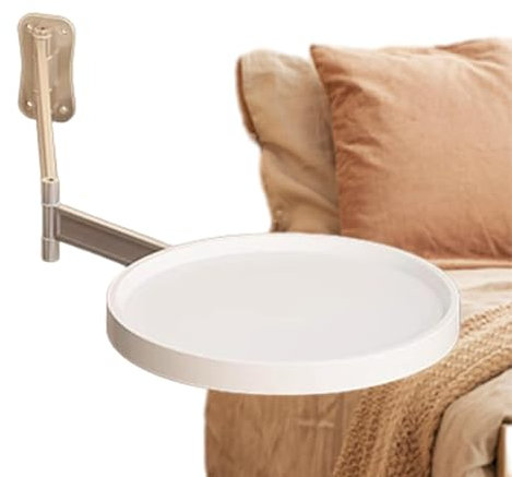 Jingmiger Tavolo rotondo da tavolo da parete | scrivania per camera da letto, scrivania girevole a 180°, tavolo da spuntino, scrivania moderna per caffetteria, sala da pranzo, ristorante, balconi