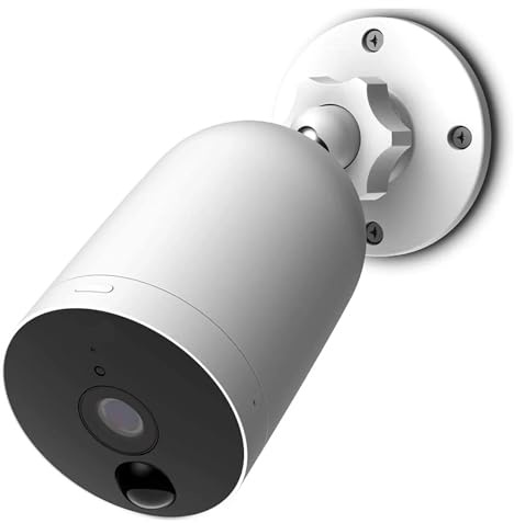 KKENZA Caméra de sécurité extérieure dôme 1080p HD CCTV IP détection 360° WiFi Vision Nocturne