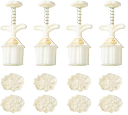 Dessertformar konventionella former set växtrot/bladform kakformar set 50 g bakverk formar abs textur för bakning